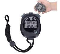 High-Precision Electronic Stopwatch, 1/100 Second Digital Timer, 12/24-hour Format, 20 Track Memory, Multi-Functional Motion Timer.