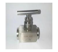 High Pressure 1" Female Shut Off Needle Valve Crane 4600 PSI 304 Stainless Flow Control Water Air Fuel CO2 Gas