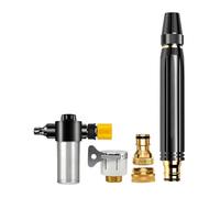High Pressure Car Wash Water - Booster Nozzle Set for Washer | Multi Functional Garden Watering Sprayer | for Plants Vegetables Car Cleaning, Hose Not Required