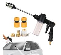 High Pressure Foam Sprayer - Universal Hose Attachment Cleaning Wand, Strong Wash Tool for Automotive Detailing, Outdoor Patio Garden Use, Multi Purpose Water Flow Controller | RV Camping