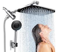 High Pressure Rain Shower Head, 5-Mode Bathroom Spray Showerhead with Filter System, Universals Fit, Easy Installation, Adults Children Elderly, Powerful Water Flow for Relaxing Bath Experience