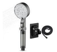 High Pressure Shower Heads, 5 Spray Modes, Hard Water Solution, Showerhead Kit with Hose and Bracket, Suitable for Spa, Hotel, Restroom, Apartment, Living Spaces, RV, Household Bathrooms