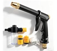 High Pressure Sprayer, High Pressure Hose Nozzle Heavy Duty, Adjustable Garden Hose Spray Gun for Car Wash, Patio, Garden & Outdoor Cleaning (Without Hose)