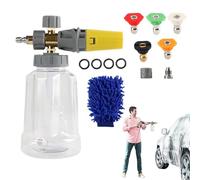 High-Pressure Washer Foam Sprayer for Pressure Washer | 1l Foâm Cannon for Hose | Distributeur de savon avec grande capacité Cleaner fôr Washing Detailing Garden Rv Patio House Deck Farm