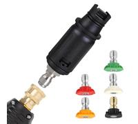 High Pressure Washer Nozzle, 3000 PSI Adjustable Spray Tip