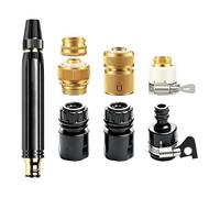 High Pressure Washer Nozzle Adjustable Garden Hose Spray Multi Function Car Wash Cleaning Tool 16x2.4cm Water Booster Attachment For Home Outdoor Use