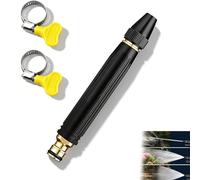 High Pressure Water Gun with Booster Nozzle, Adjustable Spray Patterns, Multi Functional Garden Hose Sprayer for Lawn Plant Watering, Car Washing and Floor Cleaning (1 pc)