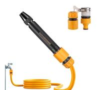 High Pressure Water Hose Nozzle - Powerful Adjustable Leak-proof Tool, Stream Sprayer, High Pressure Washer Nozzle | Adjustable Flow Wand For Home Washing Cleaning Watering Yard Gardening Floor