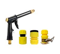 High Pressure Water Spray, Powerful Car Washer, 20ft Hose Set with 360 Rotating Nozzle, Leakproof Metal Construction, Portable Cleaning Tool with Adjustable, Pressure Washer for Garden Garage