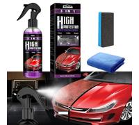 High Protection 3 En 1 Voiture, Ceramique Voiture, Ceramic Coating - Crystal Coating Spray Spray De Revêtement De Voiture Polish Voiture Lustrant Pour Auto Coating Spray Hydrophobe,100ml