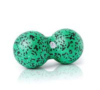 High Pulse Balle de massage double - Double boule de massage et rouleau de fascia pour un traitement ciblés des muscles de la nuque et du dos (8 cm ou 12 cm)