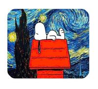 High Quality 220mm*180mm*3mm Customizable Rubber Snoopy Mousepad