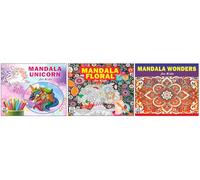 High Quality Premium Paper Mandala Cute Unicorn Horse + Unique Floral + Amazing Wondering Art Designs Pattern Colouring Books For Kids | Fun Unicorn Art Pages | Art for Creative Minds | Fun and Relaxi