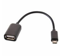 High Quality Usb 2.0 Af To Micro Usb 5 Pin Male Adapter Cable With Otg Function For Samsung Galaxy S