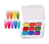 High Saturation Gradient Blush Nail Gel 15ml UV LED Soak Off Nine Grid Dopamine Color Gel For Salon Manicure DIY Ñail Decoration
