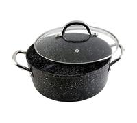 HIGH SAUCEPAN GRANITE 24 cms.