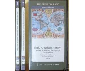 High School DVD Course: Early American History: Native Americans through the Forty-Niners - The Teaching Company