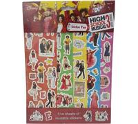 High School Musical 3 - Feuille avec autocollants 5er-Pack SG31167 (Taille unique) (Coloré)