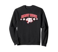 High School Musical Wildcat Stars Sweatshirt, Unisexe pour adultes, Noir, XL