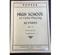 High School of Cello Playing, 40 Etudes, Opus 73, For Cello, Edited by Nathan Stutch. No. 811