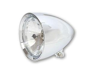 High Side Scheinwerfer Classic 1, 5 3/10,2 cm H4, Chrom, E-gepr.