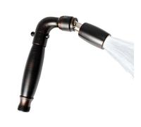 High Sierra Solid Metal Pandheld Head Cose sans plomb avec une vanne a filet integree. Tuyau de douche et support non inclus. Faible debit 1,5 gp