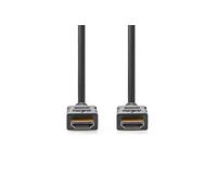 High Speed - Câble HDMI avec Ethernet - HDMI mâle pour HDMI mâle - 5 m - noir - rond, support 4K, support 1080p