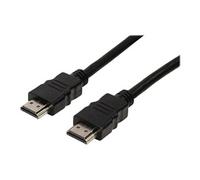 High Speed - Câble HDMI avec Ethernet - HDMI mâle pour HDMI mâle - 7.5 m - noir - rond, support 4K, support 1080p