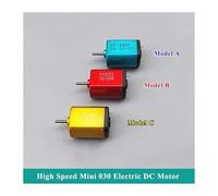 High Speed Carbon Brush 030 DC electronic starter DC 2.4V 3.2V 3.7V Ultra-High Speed 15mm electronic starter DIY Hobby Toy RC Car Boat IDGTTLDF(Model B Red Motor)