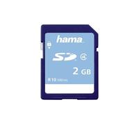 Hama Carte mémoire Photo (SD pour Photo/Classe 4, 2 GB - 10 MB/s) Bleu