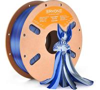 High Speed Filament Silk Dual Color Pla 1.75Mm +/- 0.03Mm, Rapid Pla Filament, 3D Printing Filament, 30-500Mm/S Hyper Speed Filament, 1Kg (2.2Lbs) / Spool, Midnight Blue & Silver[PLA9183159]