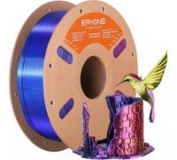 High Speed Filament Silk Tricolor Pla 1.75Mm +/- 0.03Mm, Rapid Pla Filament, 3D Printing Filament, 30-500Mm/S Hyper Speed Filament, 1Kg (2.2Lbs) / Spool, Red Yellow Blue[PLA9183176]