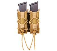 High Speed Gear - Double Pistol Taco® Molle Mag Pouch, Police Gear & Military Gear, Tactical Magazine Pouch for Professionals (Coyote Brown)