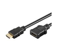 High Speed HDMI® Rallonge avec Ethernet, connecteurs dorés, 2 m, Good Connections®