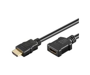 High Speed HDMI® Rallonge avec Ethernet, connecteurs dorés, 2 m, Good Connections®