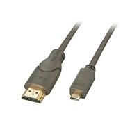 High Speed HDMI to Micro HDMI Cable with Ethernet - Câble HDMI avec Ethernet - HDMI mâle pour 19 pin micro HDMI Type D mâle - 50 cm