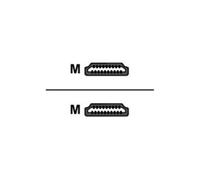 High Speed HDMI with Ethernet - Câble HDMI avec Ethernet - HDMI mâle pour HDMI mâle - 1 m - connecteur à 90°