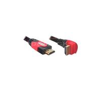 High Speed HDMI with Ethernet - Câble HDMI avec Ethernet - HDMI mâle pour HDMI mâle - 2 m - connecteur coudé