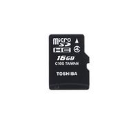 Toshiba High Speed M102 - Carte mémoire flash (adaptateur microSDHC - SD inclus(e)) - 16 Go - Class 4 - micro SDHC