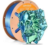 High Speed Silk Dual Color PLA Filament 1.75mm +/- 0.03mm,Rapid PLA Filament,3D Printing Filament,30-500mm/s Hyper Speed Filament,1kg (2.2LBS)/Spool,Blue & Green