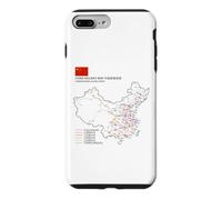 High-Speed Train Railway - Souvenir Route Map China Coque pour iPhone 7 Plus/8 Plus
