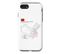 High-Speed Train Railway - Souvenir Route Map China Coque pour iPhone SE (2020) / 7/8