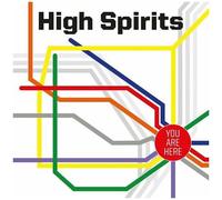 High Spirits - You Are Here - Blue W/ White & Red Splatter [Vinyl Lp] Blue, Colored Vinyl, Red, White