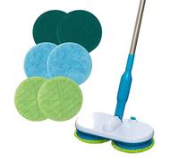 High Street TV Balai flottant - Sans fil, rechargeable, microfibre, noir - Solution complète de nettoyage pour sols durs