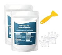High-Strength Multi-Purpose Repair Clay,Strong Clay Iron Adhesive,Steel Reinforced Epoxy Putty, All Purpose Pool Clays for Bonding Plastic,Metal,Ceramic,Wood,Tile,Glass (2 Pcs)
