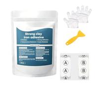 High-Strength Multi-Purpose Repair Clay,Strong Clay Iron Adhesive,Steel Reinforced Epoxy Putty, All Purpose Pool Clays for Bonding Plastic,Metal,Ceramic,Wood,Tile,Glass (1 Pcs)