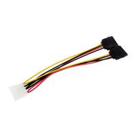 High-Tech Place Adaptateur d'alimentation molex vers Double SATA (Material : Al+MG)