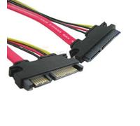 High-Tech Place Câble d'alimentation 15 + 7 Pin Serial ATA Male vers Femelle - 50cm