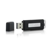 High-Tech Place Clé USB Audio Espion enregistreur - 75h, 4Go - Noir