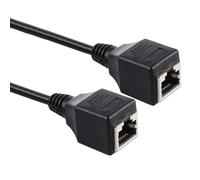 High-Tech Place Cordon de câble d Extension de réseau Ethernet LAN Femelle RJ45 à Femelle, Longueur de câble: 60cm